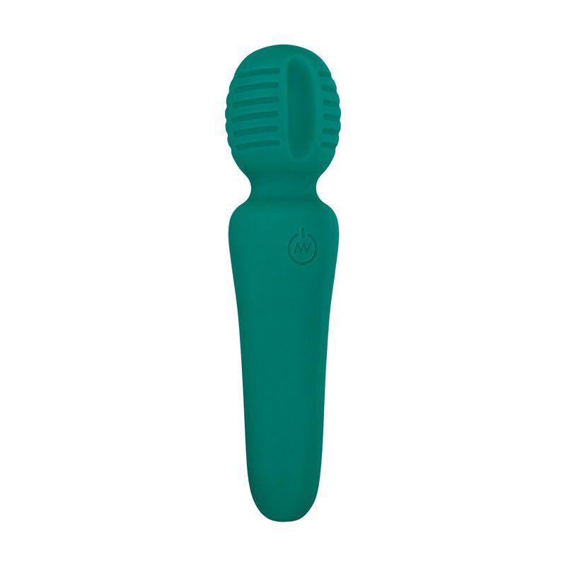 Adam & Eve Petite Private Pleasure Wand - Green 14.8 cm USB Rechargeable Massager Wand – Sex toys NZ by Naughtyhut. Discreet delivery nationwide.