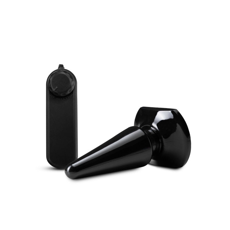 Anal Adventures Basic Vibrating Anal Pleaser - Black 10.1 cm Vibrating Butt Plug – Sex toys NZ by Naughtyhut. Discreet delivery nationwide.