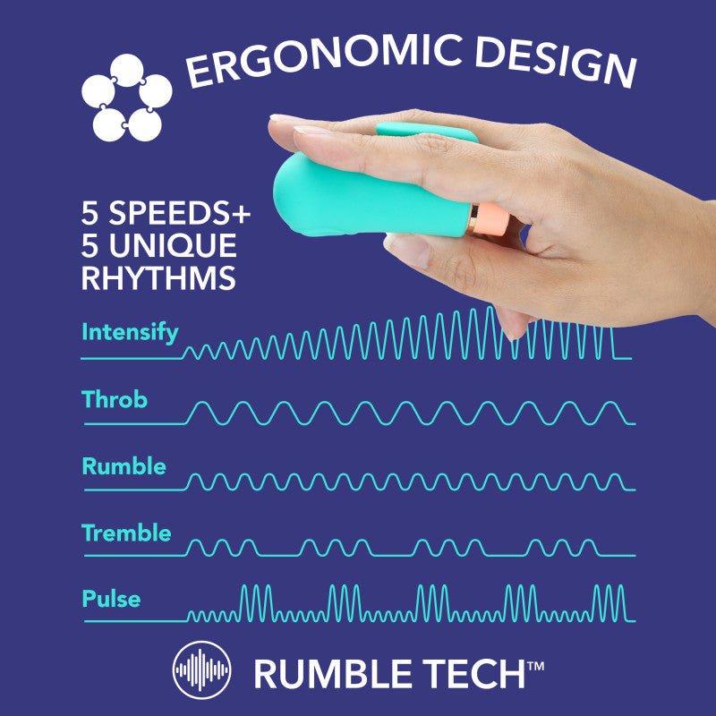 Buy Aria Sensual AF - Teal USB Rechargeable Stimulator – Naughtyhut NZ sex toys online. Discreet delivery & top brands.