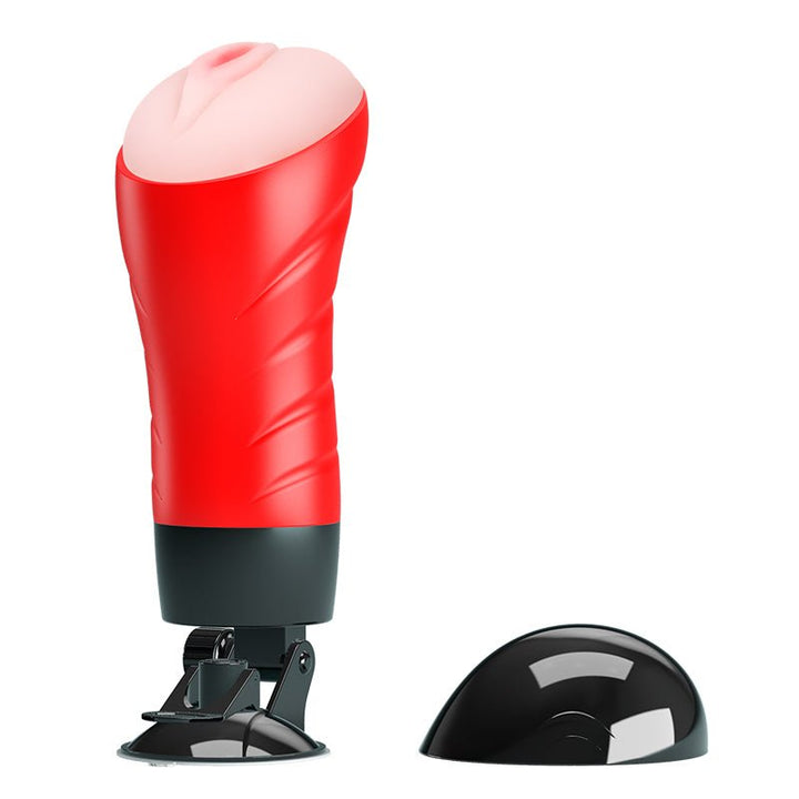 Buy CRAZY BULL DELIA Vibrating Stroker - Flesh Vibrating Vagina Stroker with Suction Base – Naughtyhut NZ sex toys online. Discreet delivery & top brands.