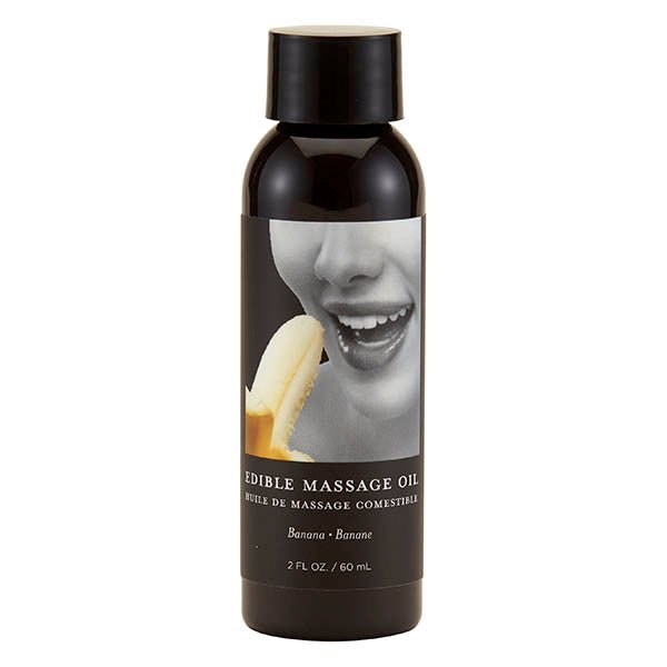 Edible Massage Oil - Banana Flavoured - 59 ml Bottle – Sex toys NZ by Naughtyhut. Discreet delivery nationwide.