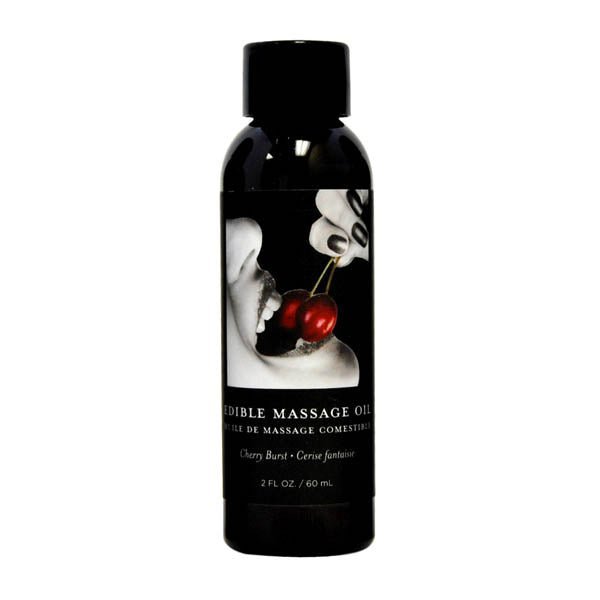 Edible Massage Oil - Cherry Burst Flavoured - 59 ml Bottle – Sex toys NZ by Naughtyhut. Discreet delivery nationwide.