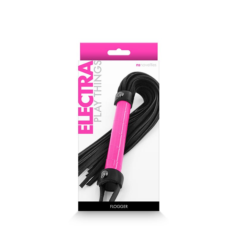 Electra Flogger - Pink - Pink Flogger Whip – Sex toys NZ by Naughtyhut. Discreet delivery nationwide.