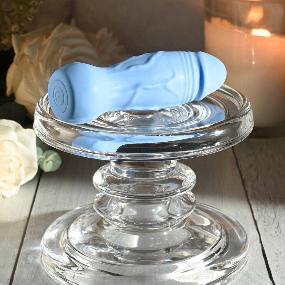 Gender X LIL BUDDY - Light Blue 10.1 cm USB Rechargeable Mini Vibrator – Sex toys NZ by Naughtyhut. Discreet delivery nationwide.