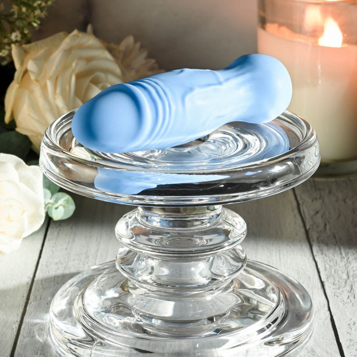 Gender X LIL BUDDY - Light Blue 10.1 cm USB Rechargeable Mini Vibrator – Sex toys NZ by Naughtyhut. Discreet delivery nationwide.