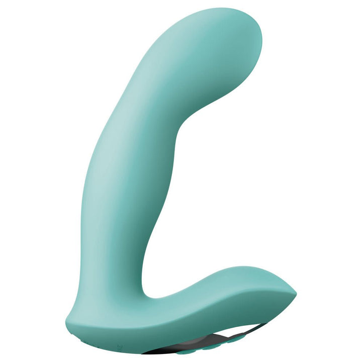 JimmyJane Pulsus G - Spot - Teal 15 cm USB Rechargeable Vibrator with Wireless Remote – Sex toys NZ by Naughtyhut. Discreet delivery nationwide.