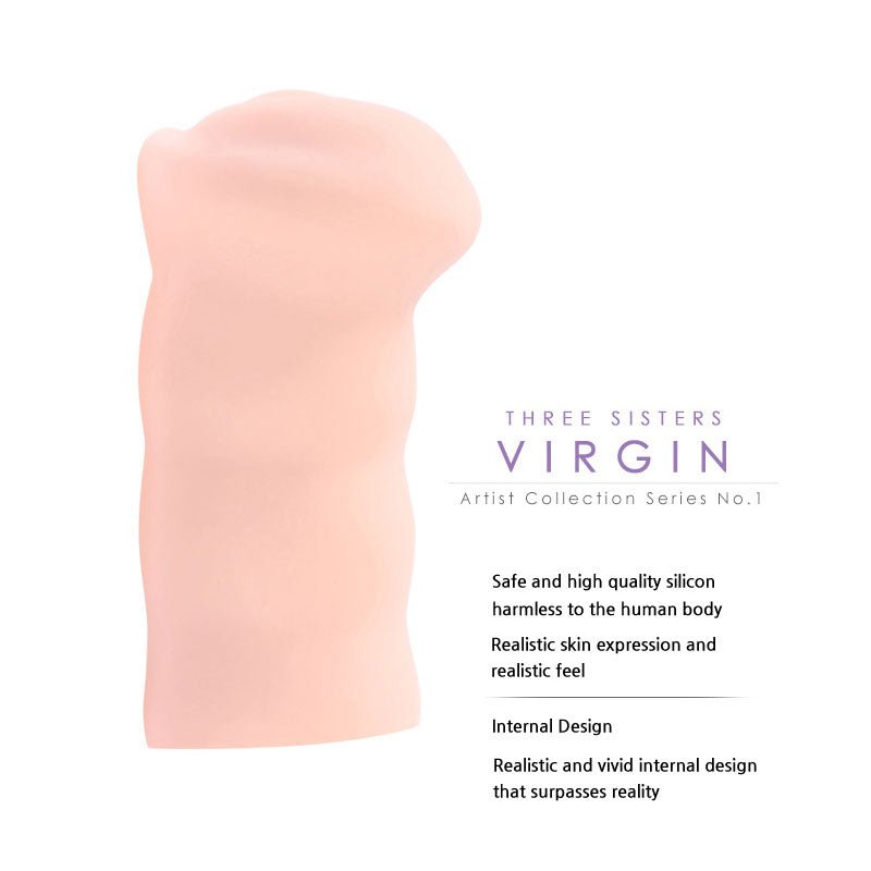Buy Kokos Three Sisters - Virgin - Flesh Vagina Stroker – Naughtyhut NZ sex toys online. Discreet delivery & top brands.