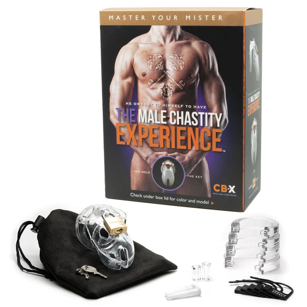 Mr. Stubb Chastity Cock Cage Kit - Clear - Clear 1.75 Inch Cock Cage Kit – Sex toys NZ by Naughtyhut. Discreet delivery nationwide.