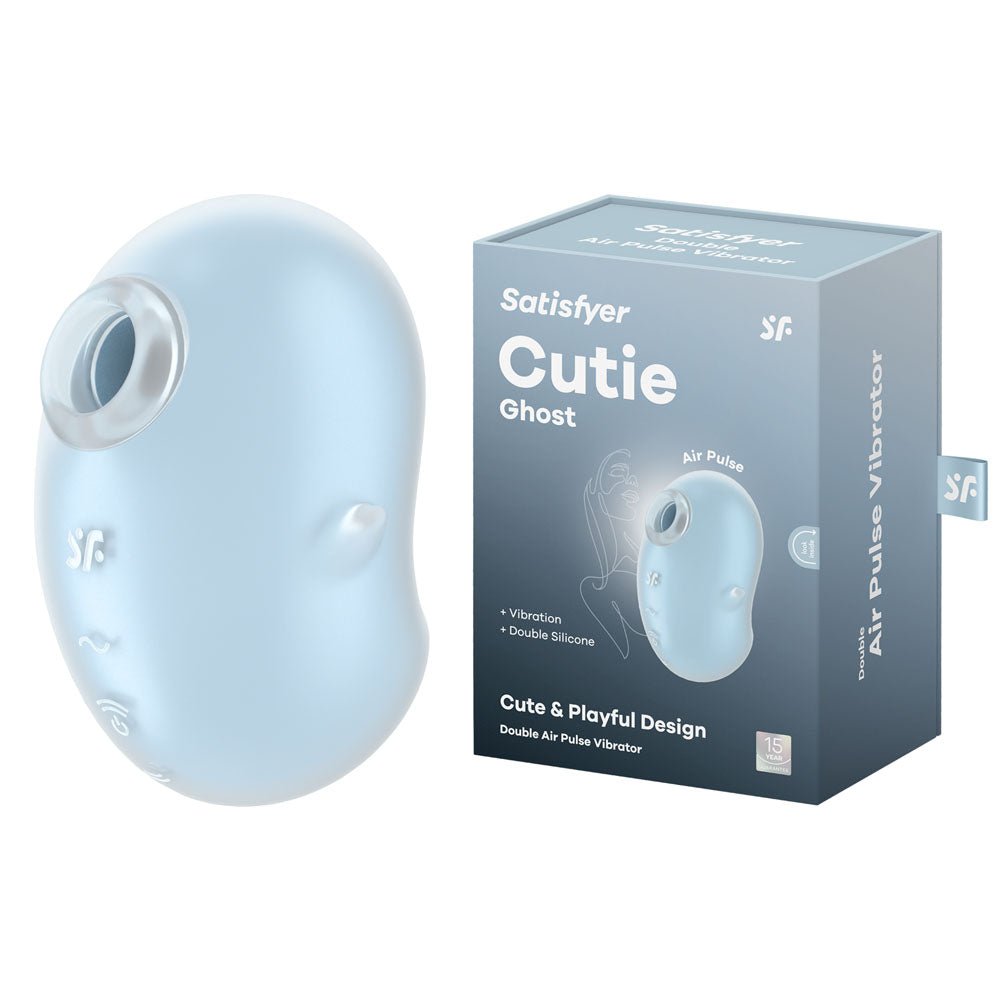 Satisfyer Cutie Ghost - Blue - Blue USB Rechargeable Air Pulse Stimulator – Sex toys NZ by Naughtyhut. Discreet delivery nationwide.
