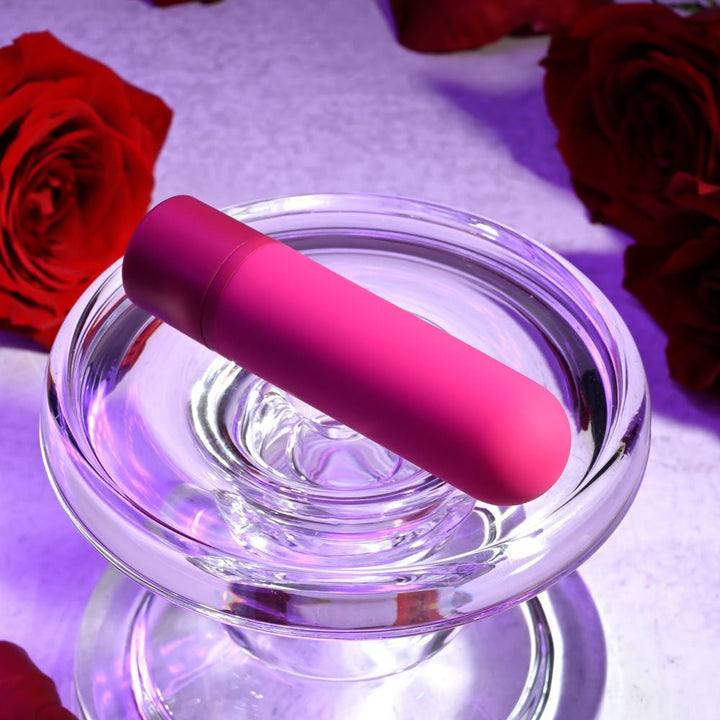Selopa TINY TEMPTATION - Pink 9.2 cm USB Rechargeable Bullet – Sex toys NZ by Naughtyhut. Discreet delivery nationwide.