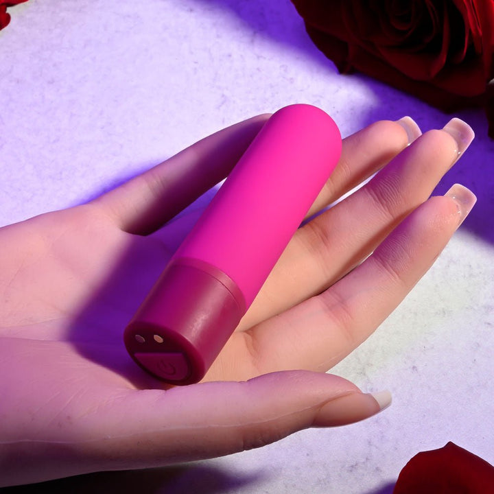 Selopa TINY TEMPTATION - Pink 9.2 cm USB Rechargeable Bullet – Sex toys NZ by Naughtyhut. Discreet delivery nationwide.
