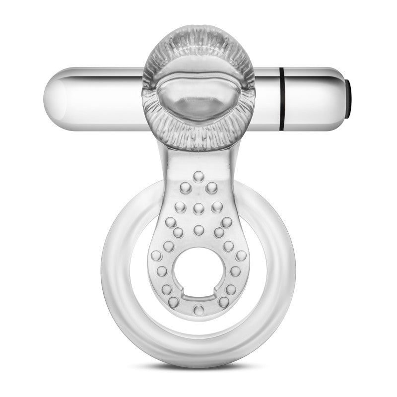 Buy Stay Hard 10 - Function Vibrating Tongue Ring - Clear Vibrating Cock & Ball Ring – Naughtyhut NZ sex toys online. Discreet delivery & top brands.