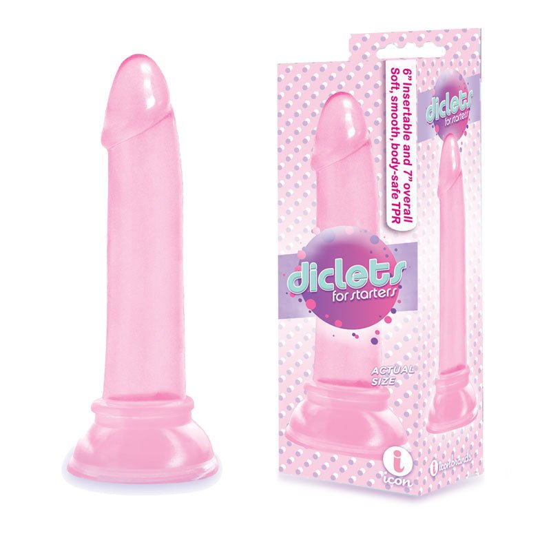The 9's Diclets - Pink 17.8 cm (7'') Dong – Sex toys NZ by Naughtyhut. Discreet delivery nationwide.