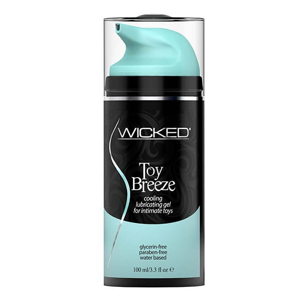 Wicked Toy Breeze - Cooling Glycerin Free Water Based Lubricant - 100 ml (3.3 oz) Bottle – Sex toys NZ by Naughtyhut. Discreet delivery nationwide.