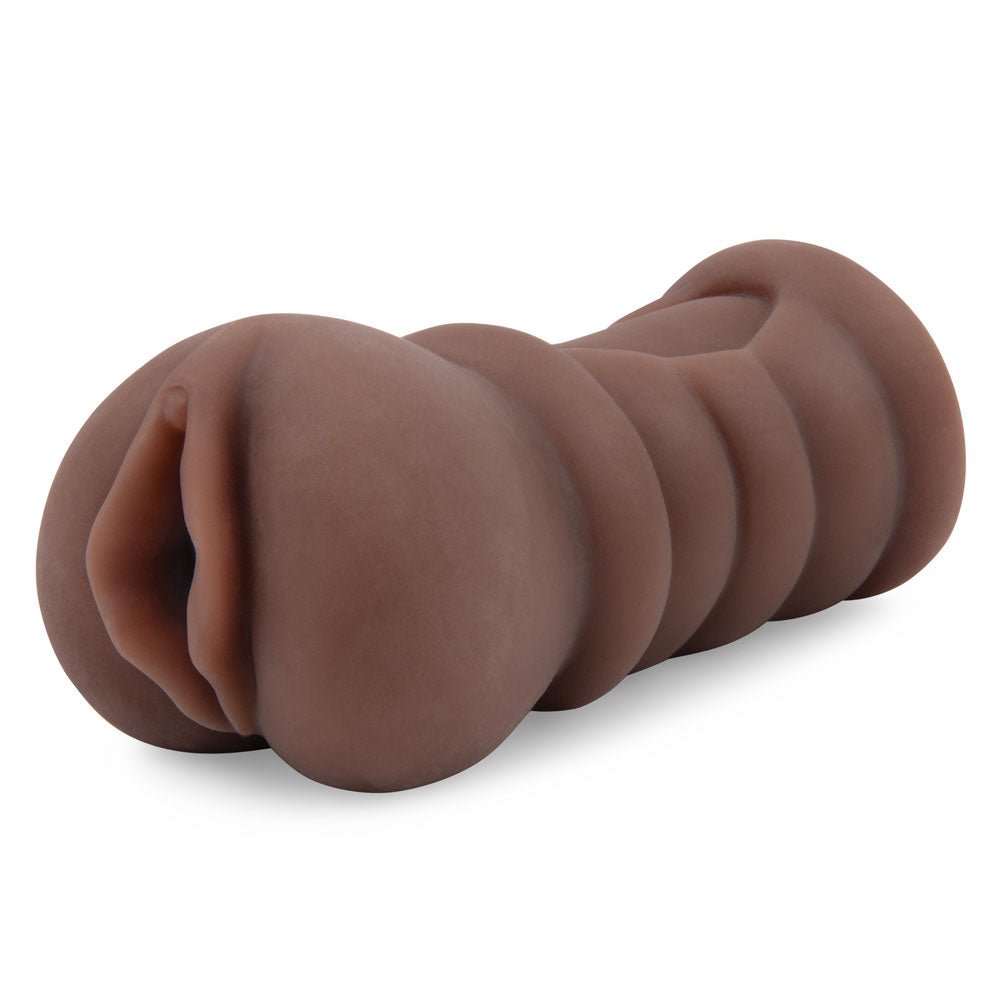 Buy Zolo Stroke Off Diva Pussy Stroker - Brown Vagina Stroker – Naughtyhut NZ sex toys online. Discreet delivery & top brands.