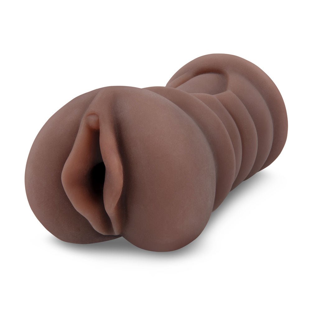 Buy Zolo Stroke Off Diva Pussy Stroker - Brown Vagina Stroker – Naughtyhut NZ sex toys online. Discreet delivery & top brands.
