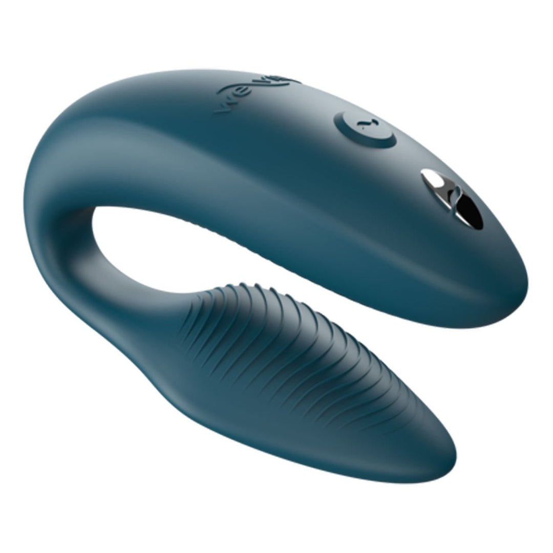 We-Vibe Sync 2 wearable couples vibrator NZ — purple app-controlled C-shaped couples vibe, body-safe silicone, USB-rechargeable, discreet delivery from Naughty Hut.