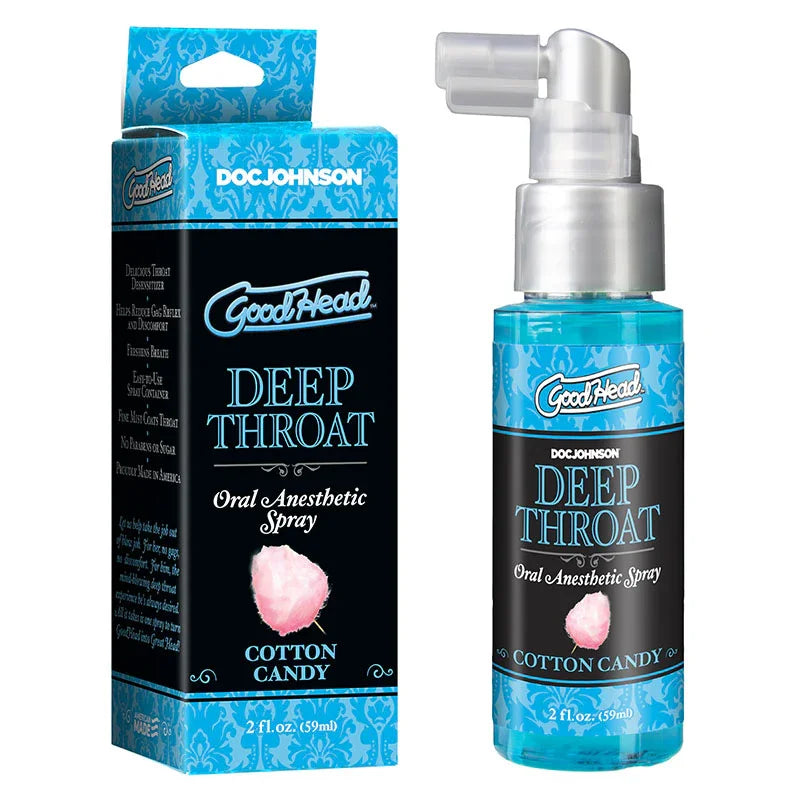Doc Johnson GoodHead Deep Throat Spray 59ml, Cotton Candy