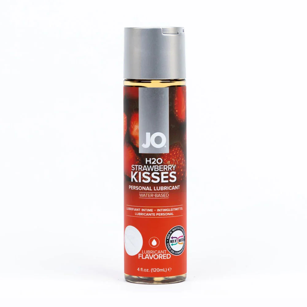 JO H2O Strawberry Kisses Flavoured Lube, 120ml