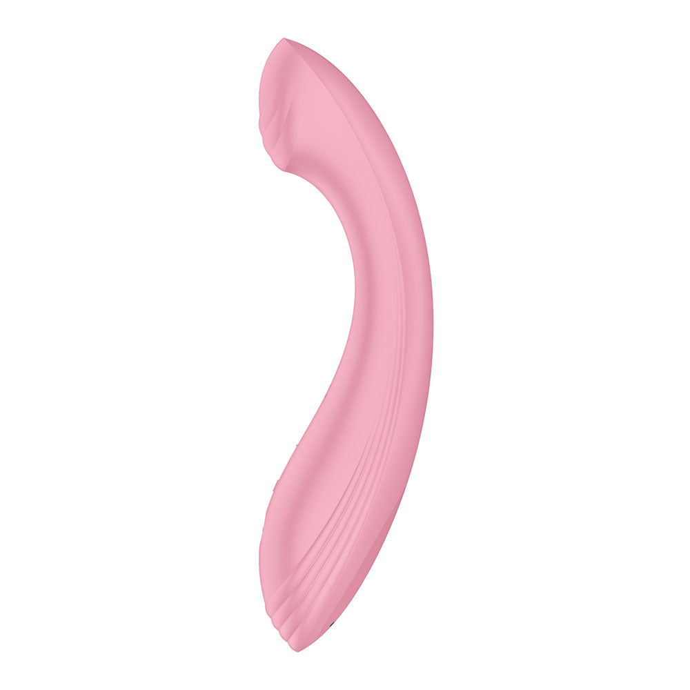 Satisfyer G-Force - G-Spot Vibrator in Pink, angled view