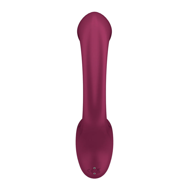 Satisfyer G For Goddess 2 - G-Spot Rabbit Vibrator in Wine Red, back view