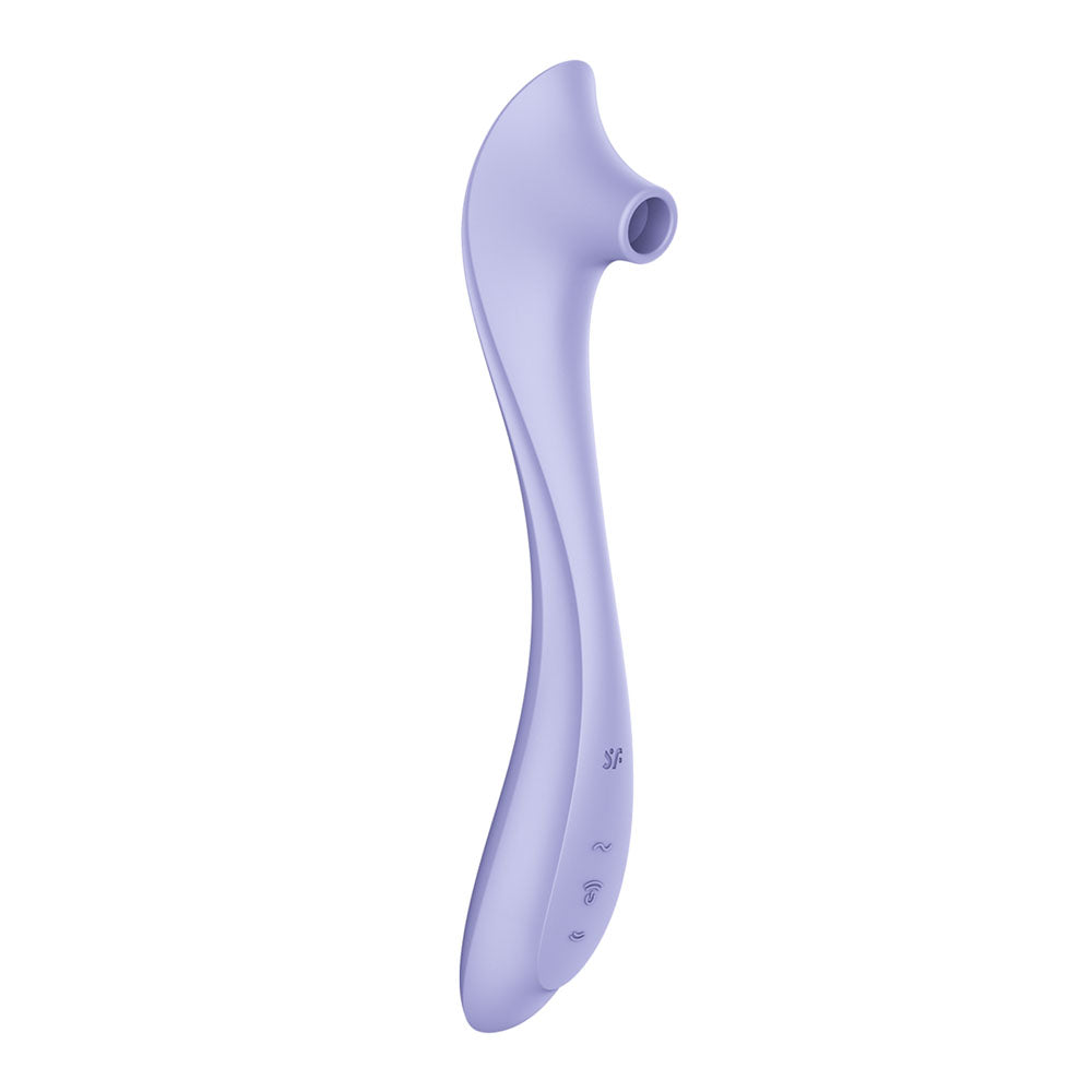 Satisfyer Easy Lover - Air Pulse Vibrator in Violet, angled view