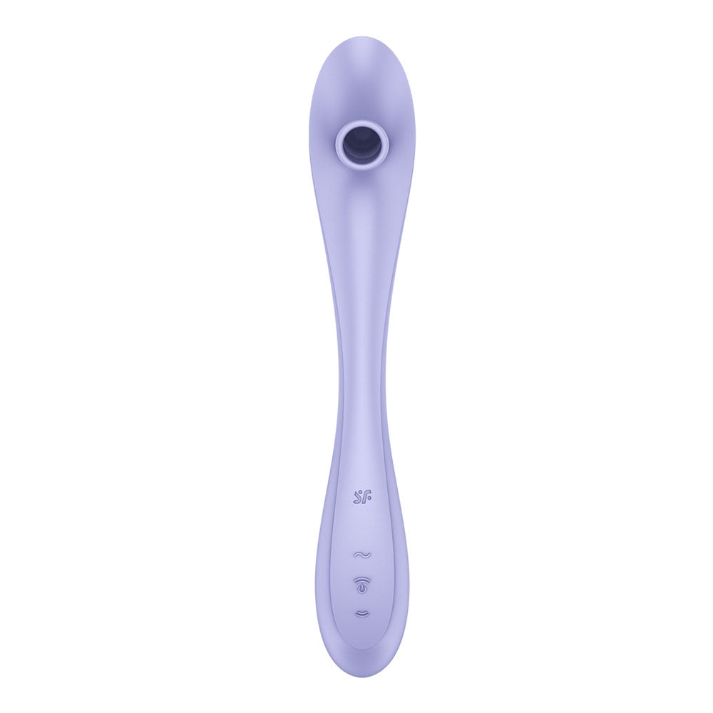 Satisfyer Easy Lover - Air Pulse Vibrator in Violet, side profile