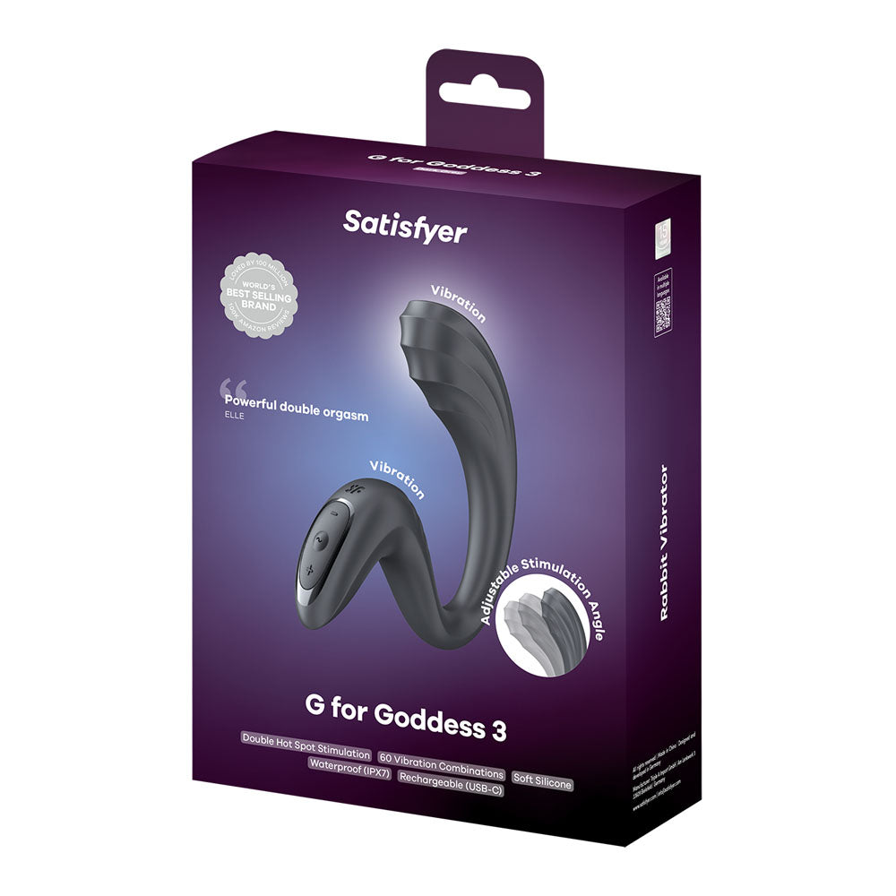 Satisfyer G For Goddess 3 in Grey retail box