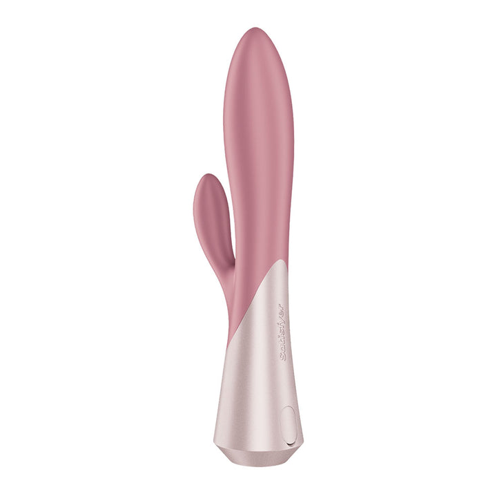 Satisfyer Pearl Bunny 1 - Rotating Rabbit Vibrator in Pink, side profile