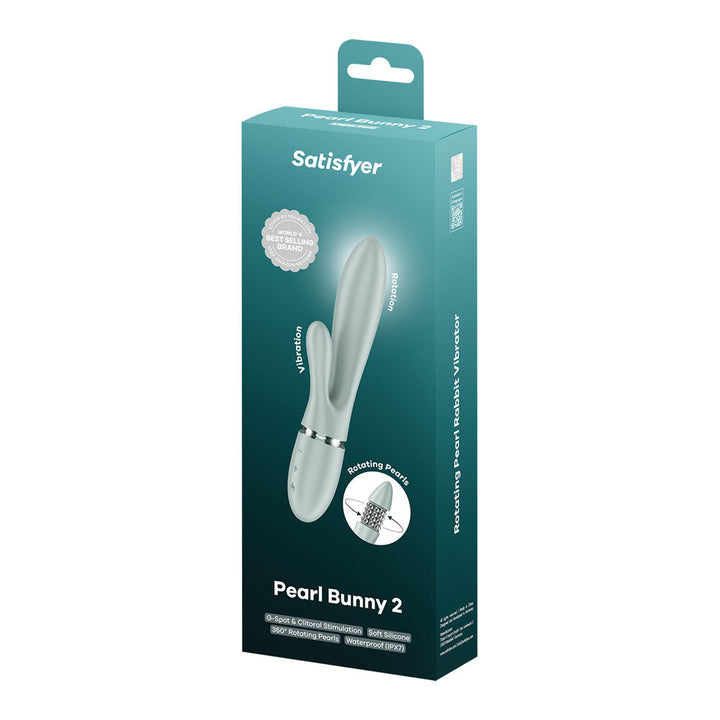 Satisfyer Pearl Bunny 2 in Green retail box