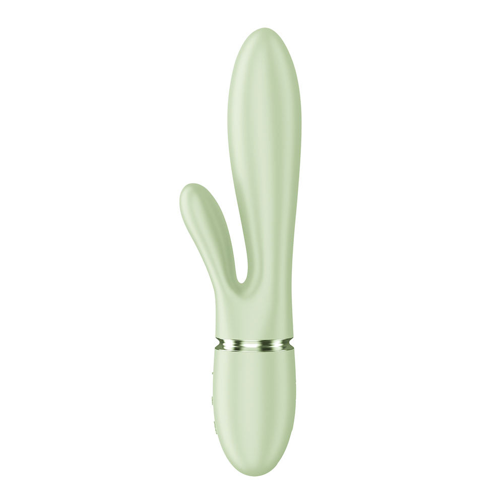 Satisfyer Pearl Bunny 2 in Light Green, front view