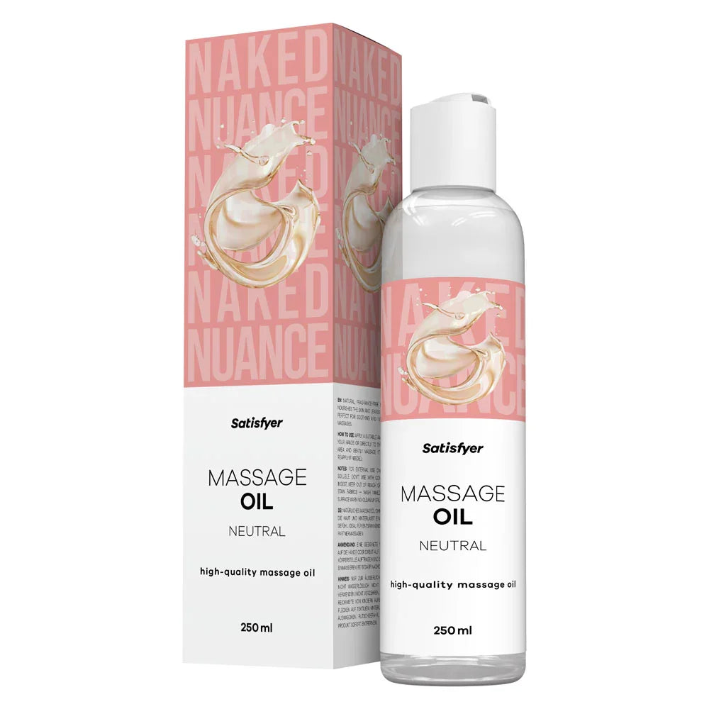 Satisfyer Massage Oil Unscented 250ml, Neutral