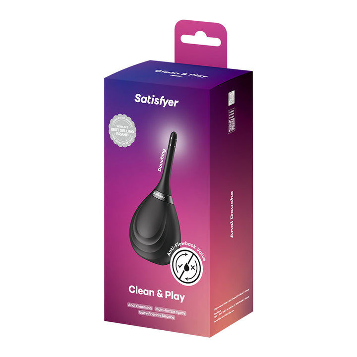 Satisfyer Clean & Play - Black Unisex Douche