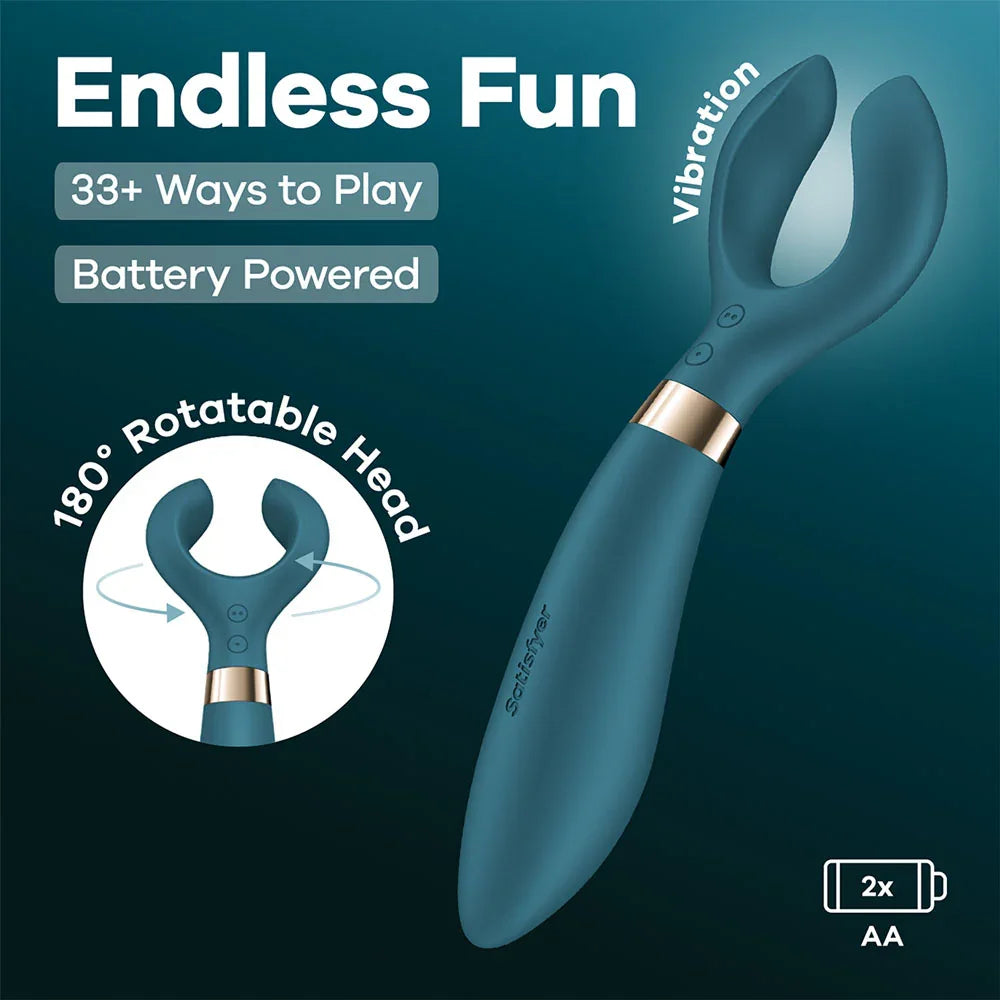 Satisfyer Endless Fun Multi-Function Stimulator, Green