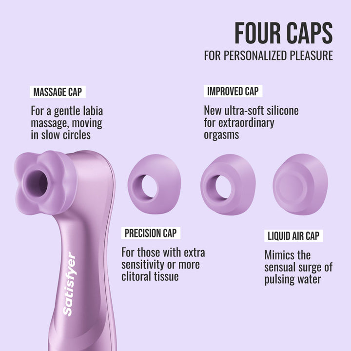 Satisfyer Pro 2 Generation 4 - Amethyst - Amethyst Touch-Free USB-C Rechargeable Clitoral Stimulator with App Control