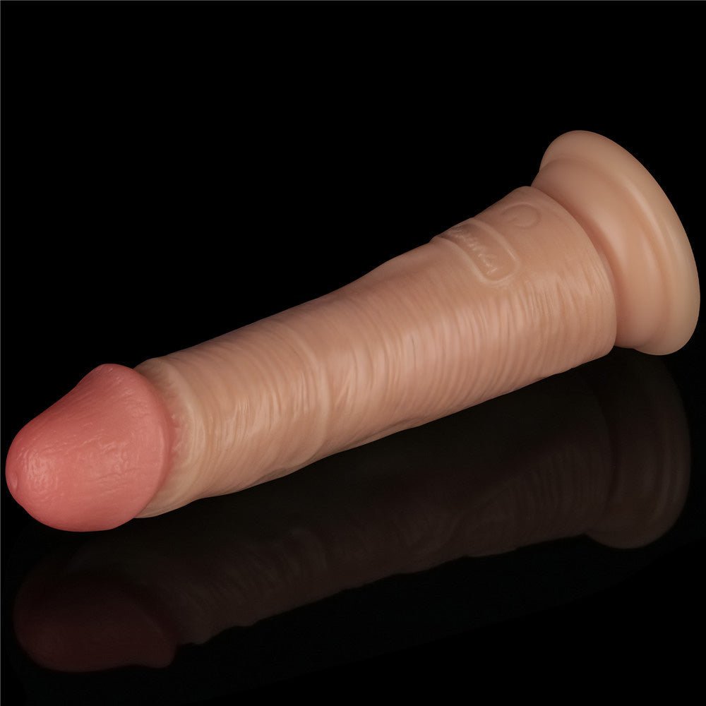 7 Inch Power Basics - Flesh 18 cm USB Rechargeable Vibrating Dong – Sex toys NZ by Naughtyhut. Discreet delivery nationwide.