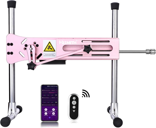 Hismith Premium 3.0 Pro sex machine in pink with app and remote control