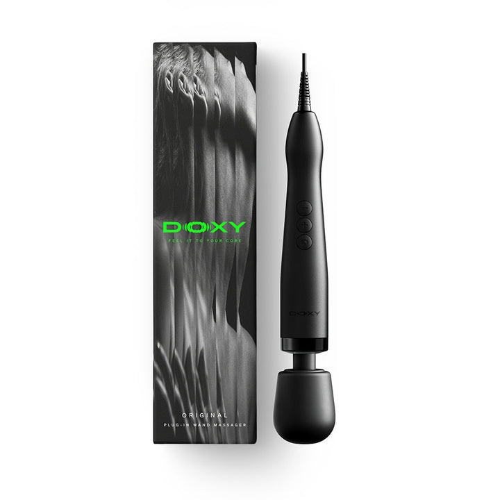 Doxy Original plug-in massager wand in black