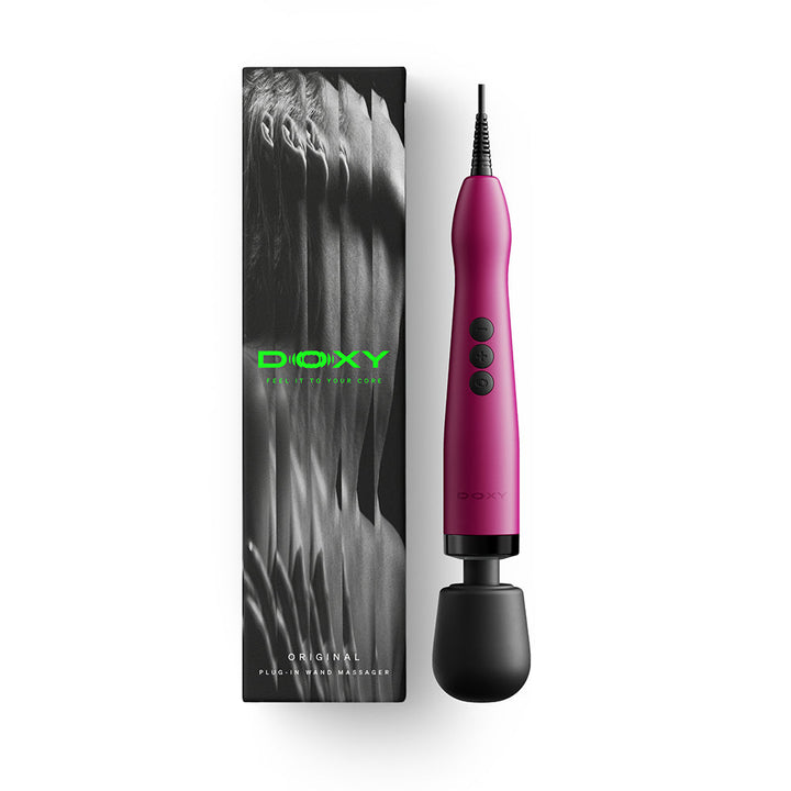 Doxy Original plug-in massager wand in pink