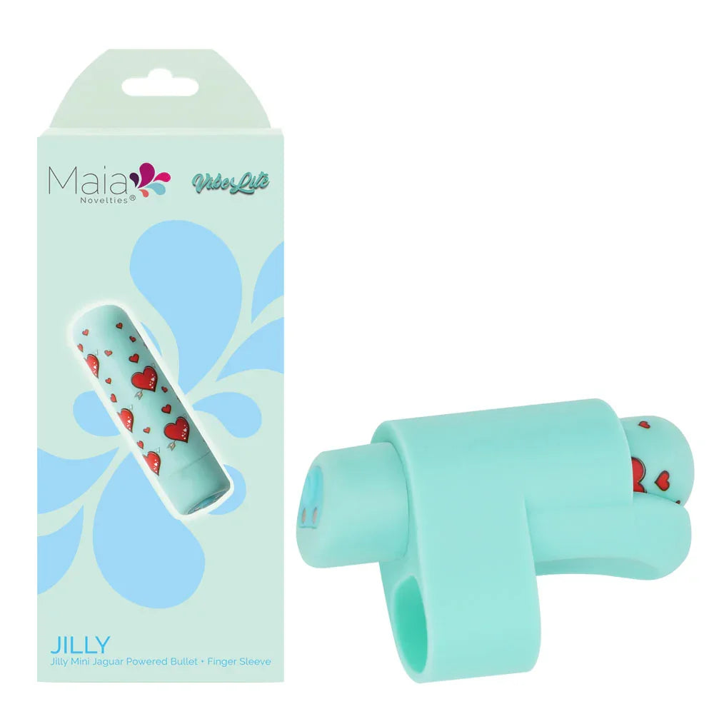 Maia Toys Maia Jilly Powerful Finger Vibrator, Teal