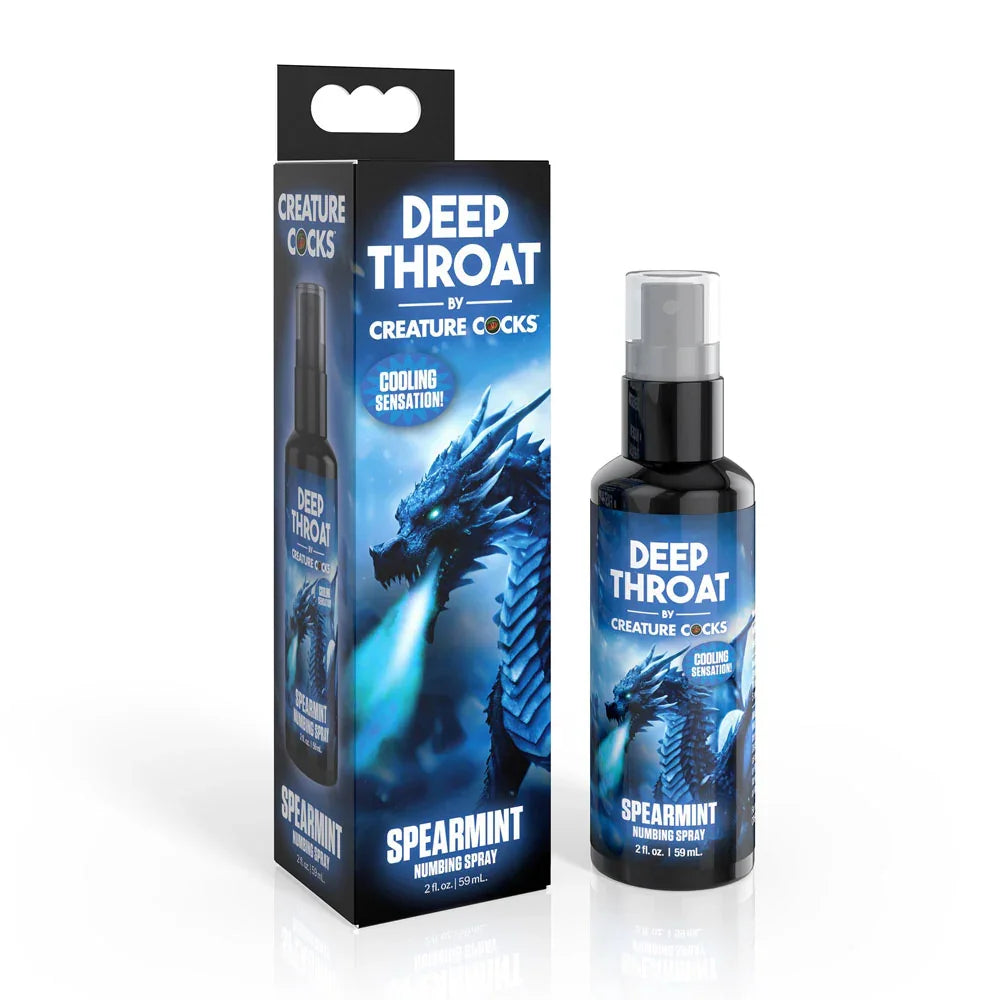 XR Brands Creature Cocks Deep Throat Numbing Spray 59ml, Spearmint