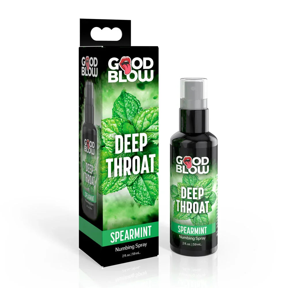 XR Brands Good Blow Deep Throat Numbing Spray 59ml, Spearmint