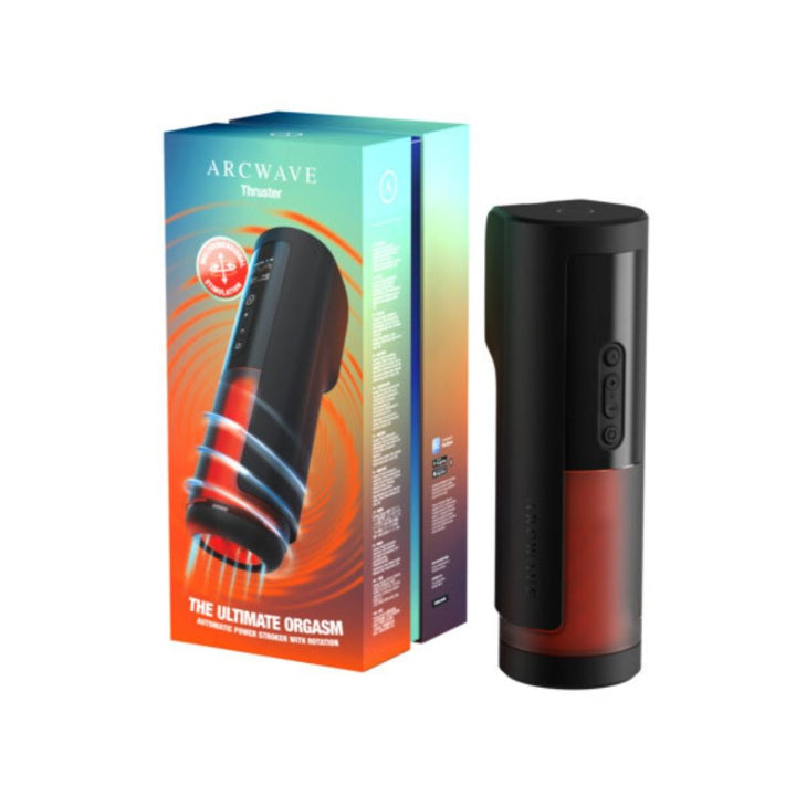 Arcwave Thruster retail box beside the stroker