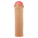 Party Up OSCAR 1 Inch Extender Sleeve - Flesh 1 Inch Penis Extender Sleeve