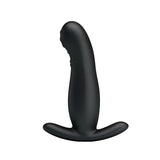 MR PLAY Prostate Massager - Black USB Rechargeable Prostate Massager with Flicking Tip