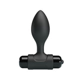 Party Up KEN Vibrating Butt Plug - Black 8.6 cm Vibrating Butt Plug