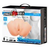CRAZY BULL VERONICA Vibrating Torso - Flesh Vibrating Torso Masturbator