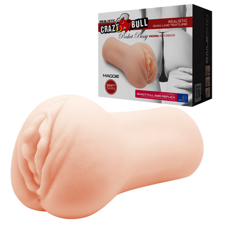 CRAZY BULL MAGGIE Vagina Stroker - Flesh Vagina Stroker