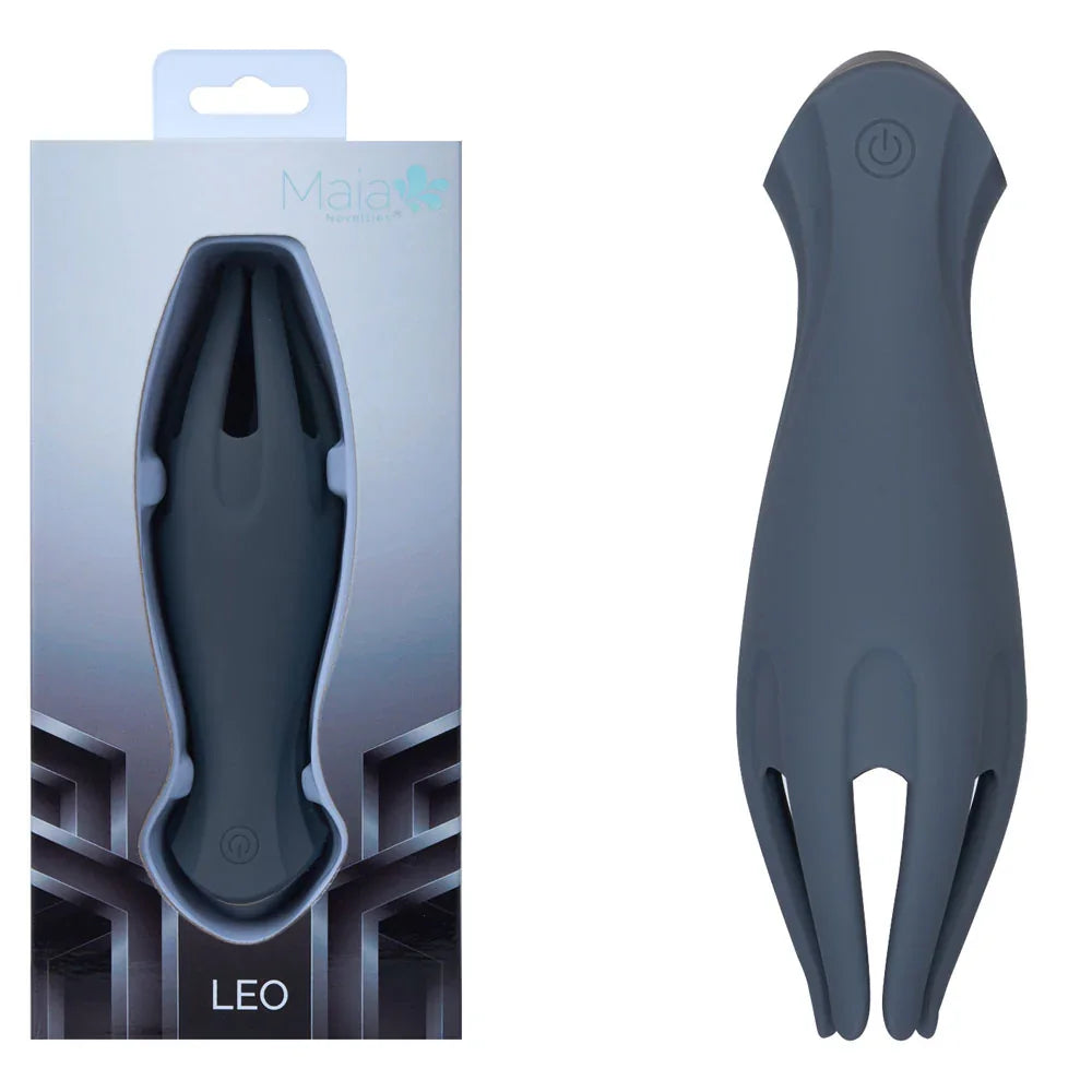 Maia Toys Maia Leo Rechargeable Penis Head Tickler, Grey