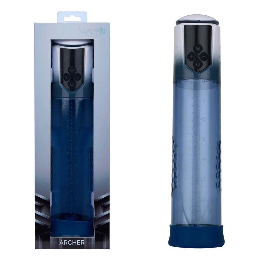 Maia Toys Maia Archer Rechargeable Automatic Penis Pump, Blue